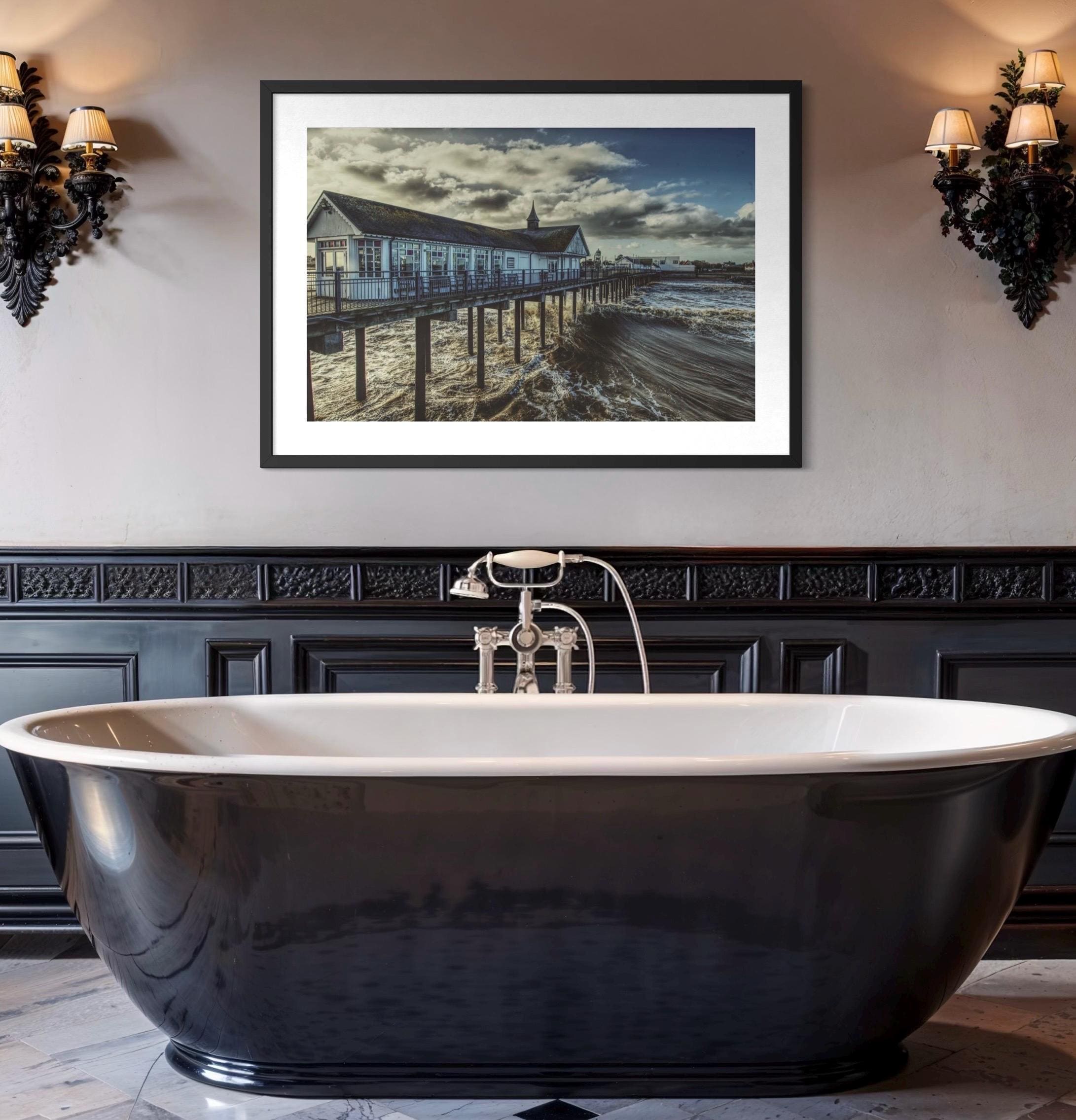 Southwold Pier Windy Day Pier Photography Wall Art