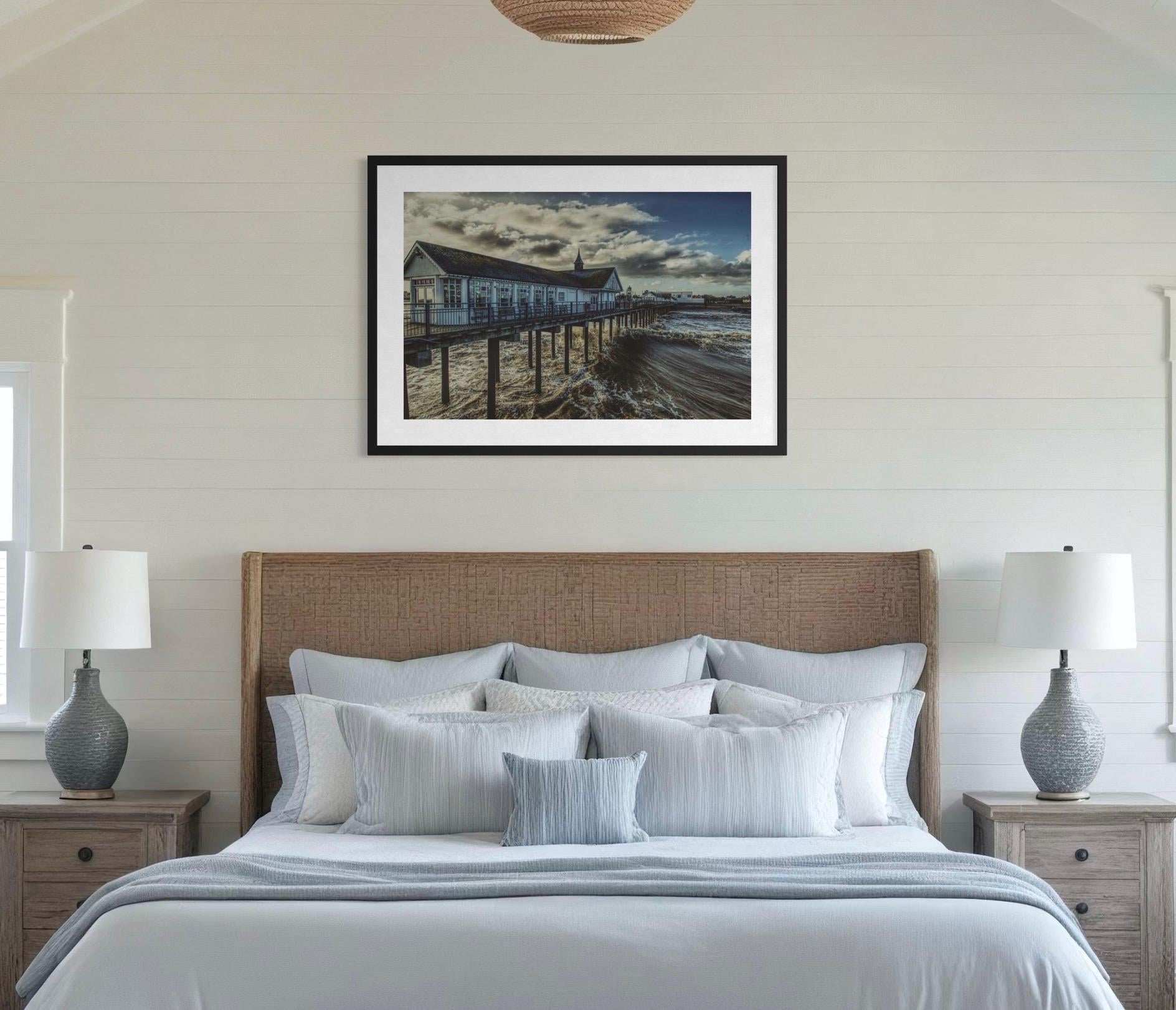 Southwold Pier Windy Day Pier Photography Wall Art