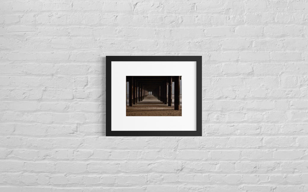 Under the Pier Coastal Wall Art Photography Fine Art Print