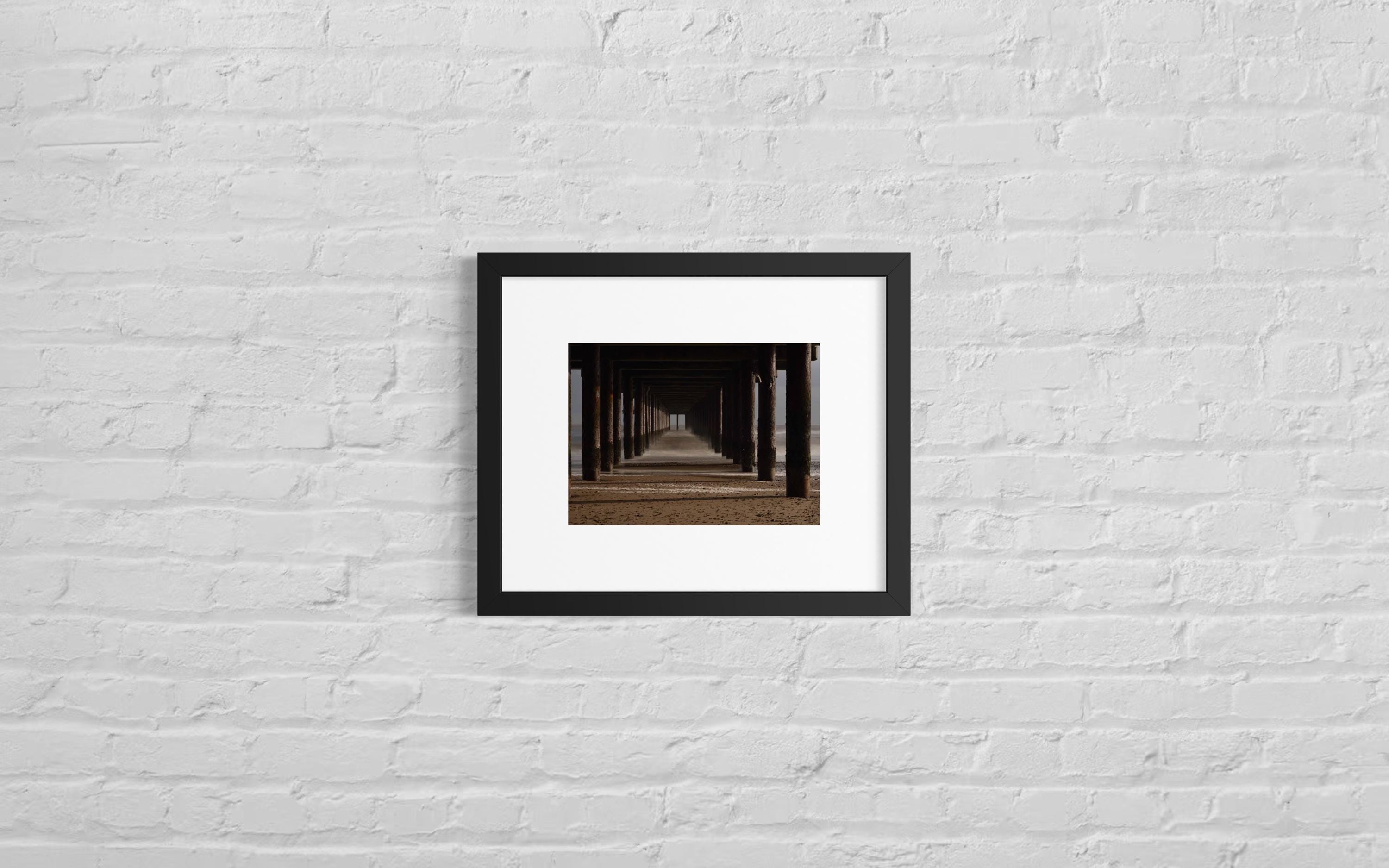 Under the Pier Coastal Wall Art Photography Fine Art Print